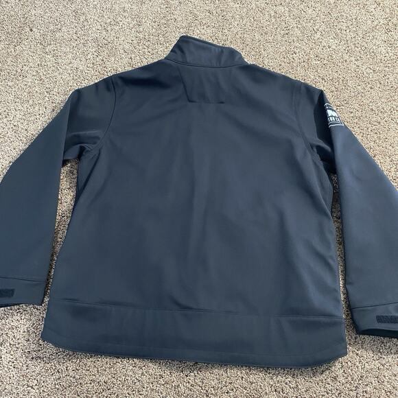 Carhartt Mens Sz XL Rain Defender Relaxed Fit Black Softshell Jacket Outdoors - Picture 3 of 9